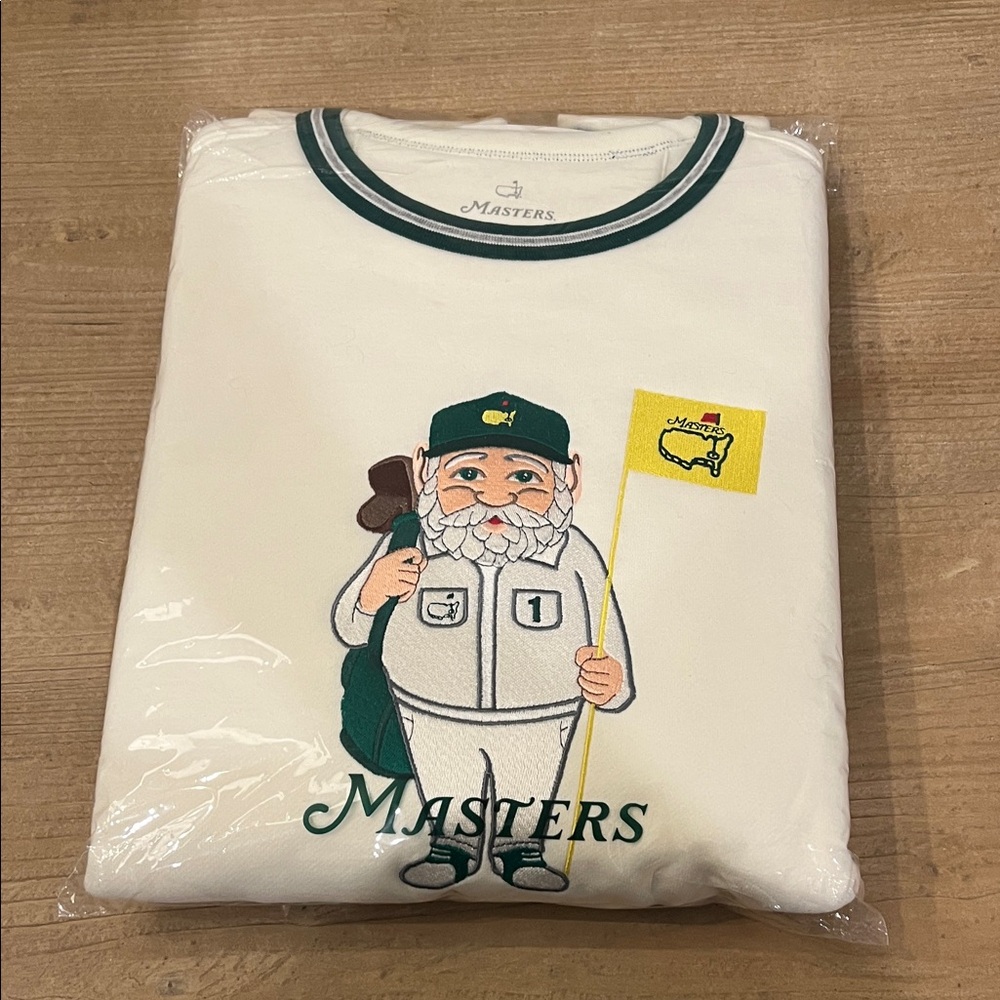 Masters Crewneck Green Trim and Yellow Flag Gnome